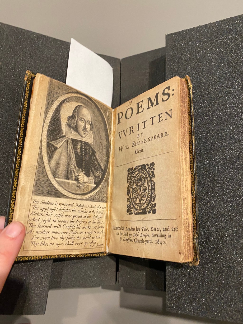 Visiting Poems VVritten By Wil. Shake-speare, gent. at the Boston Public&nbsp;Library